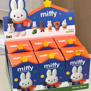 Original Blind Box Kawaii New Miffy Winter Series Boris Pendant Cute Doll Keychain Pendant Decoration Couple Gift Figure Toy