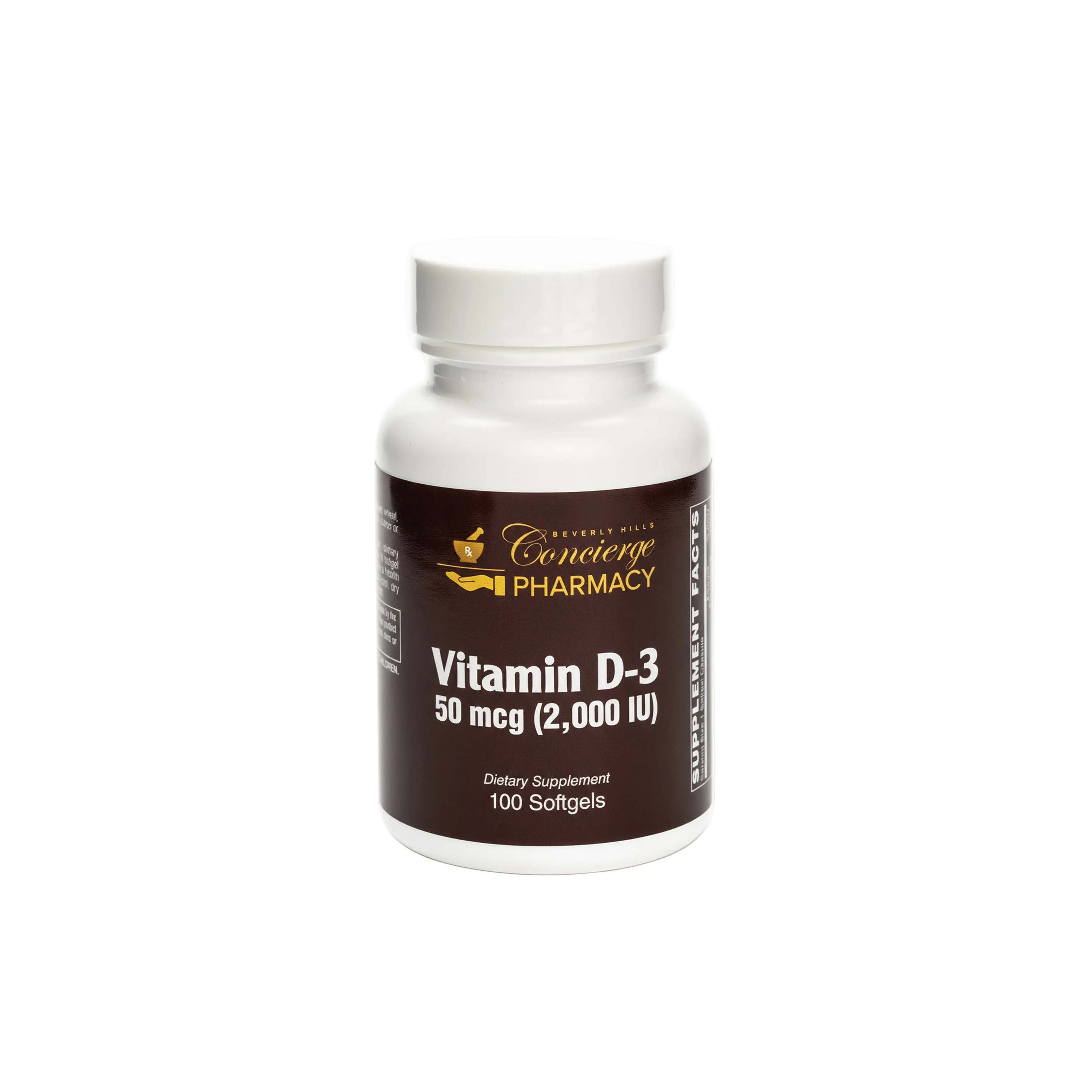 Vitamin D-3 Dietary Supplements, Supports Calcium Absorption for Overall Health & Wellness