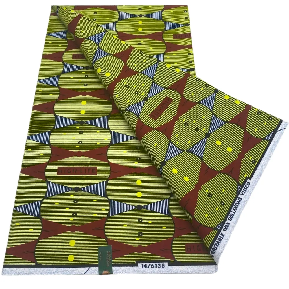 Authentic African Print 100%Cotton 6yards