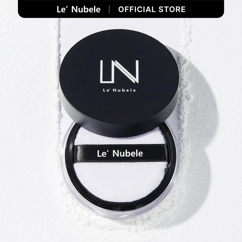 [Le Nubele] AZULENE FACE COVER FIXING POWDER | Translucent Setting Powder | Pore-Blurring + Matte Finish | Hybrid Skincare-infused Makeup | Korean Makeup | 0.35 fl. oz
