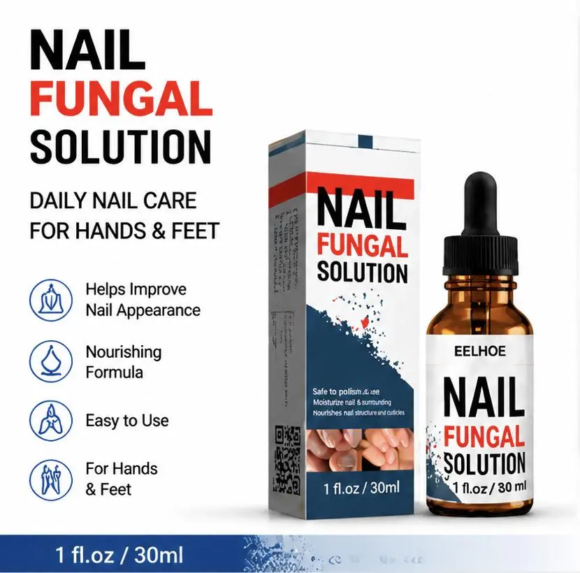 EELHOE Hydrating Nail Care Solution - Nail Strengthener & Nourisher, Cuticle Softener for Healthy-Looking Hands & Toenails Cuticle Softener