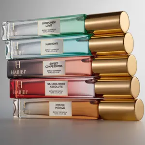 HABIBI NEW YORK Travel Size Bundle 5 Luxe Scents - Up to 200+ Sprays Single Item Fragrance Collection (10ml) Floral Scented