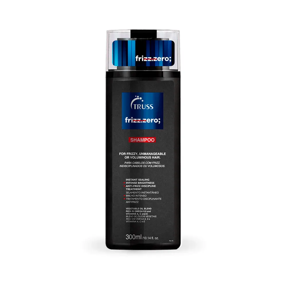 TRUSS FRIZZ.ZERO;  SHAMPOO 300ML/10.14FL.OZ