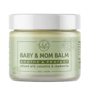 Organic Calendula Healing Salve for Diaper Rash, Eczema, Stretch Marks, & Nipple Care – All-Natural Remedy for Sensitive Skin