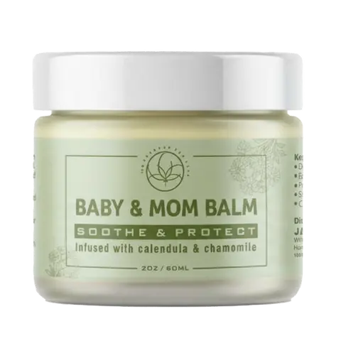 Organic Calendula Healing Salve for Diaper Rash, Eczema, Stretch Marks, & Nipple Care – All-Natural Remedy for Sensitive Skin