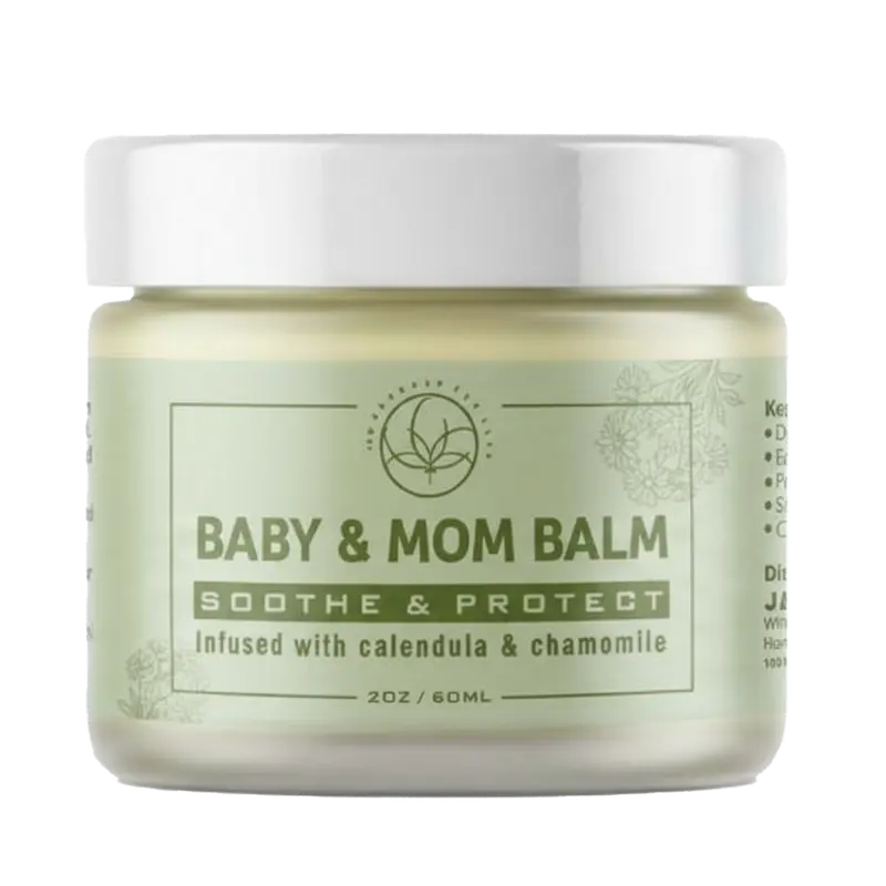 Organic Calendula Healing Salve for Diaper Rash, Eczema, Stretch Marks, & Nipple Care – All-Natural Remedy for Sensitive Skin