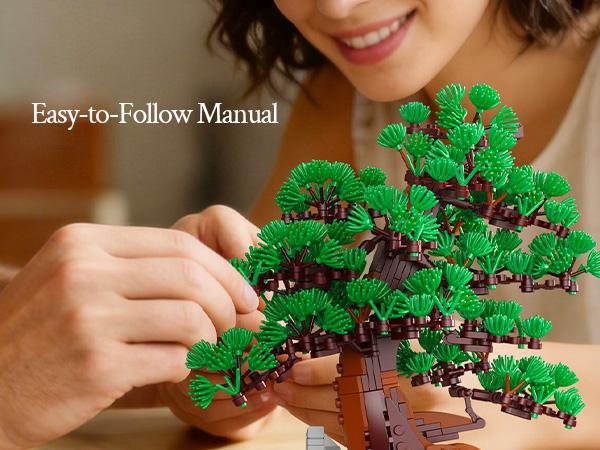 【Summervibes】WISE BLOCK Sakura Tree Building Block Set for Adult 900Pcs Artificial Blocks Unique Structures Fun Wooden Model Kit Wooden Diy Kit
