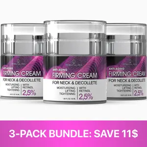 3-PACK REMEDIAL PAX - Neck Firming Cream with Retinol Collagen and Hyaluronic Acid Aloe Body Care Sensitive  Moisturize Moisture Hydrating