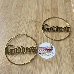 Goddess Hoop Fashion Earrings - Perfect for Any Occasion