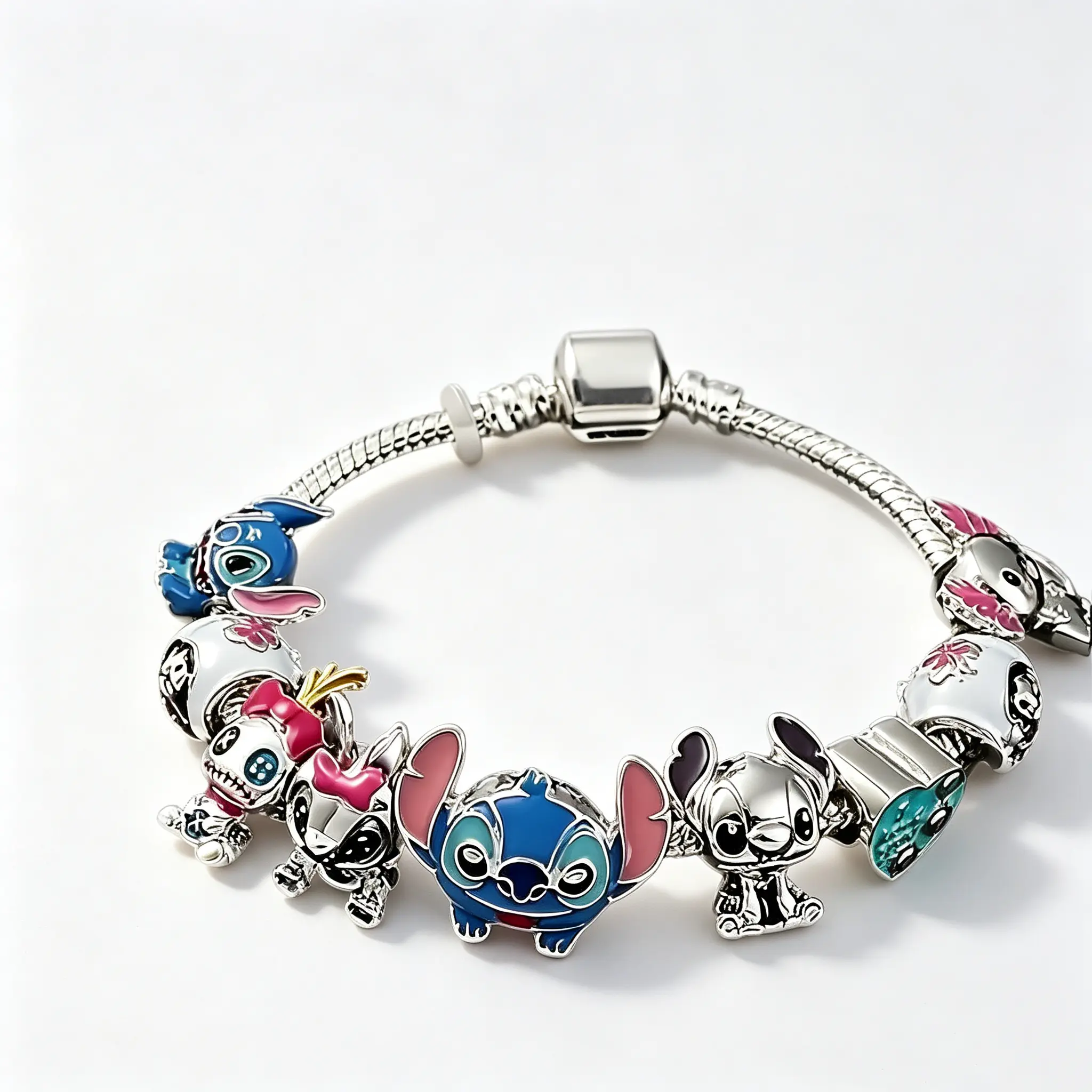 Disney Charming Whimsical Stitch Character Bracelet - Home Decor Accessory, Ideal Gift for Disney Fans