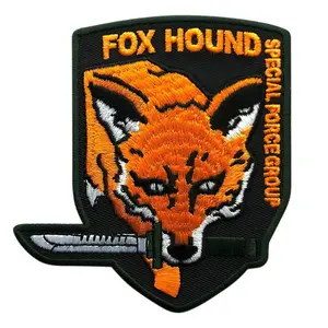 Metal Gear Fox Hound Special Force Original Logo Patch [Iron on sew on - FY1]