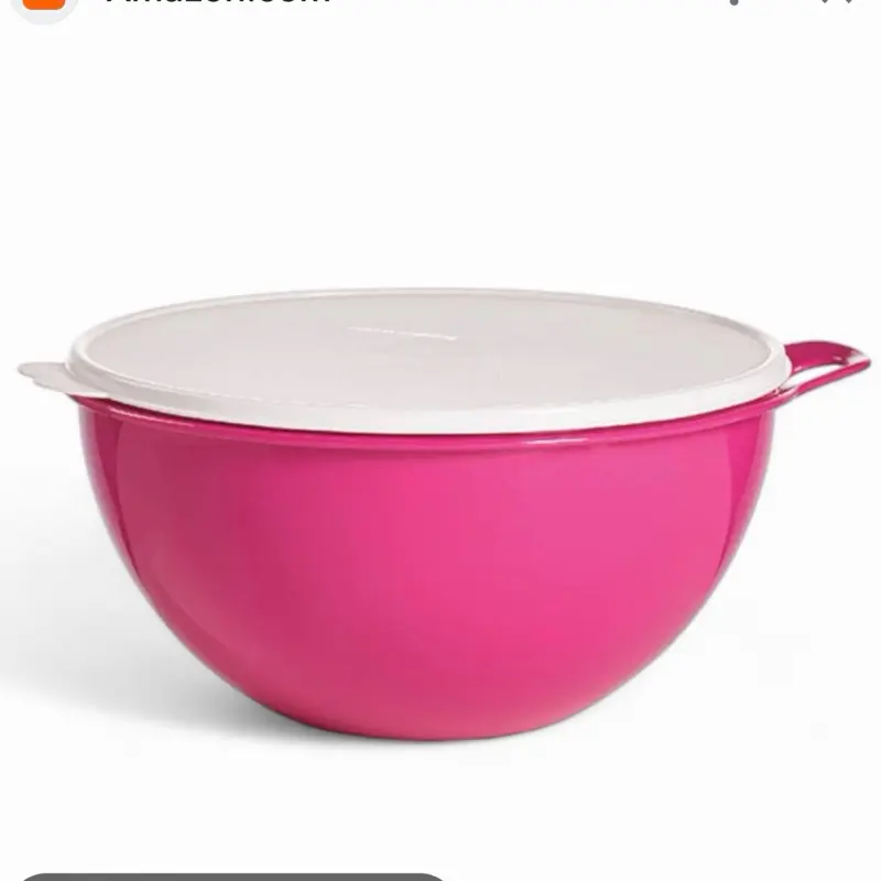 Tupperware Tazón rosa 4.5 L