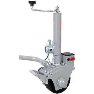 Electric Trailer Dolly, 5000 lbs Towing Capacity, 350W 12V Trailer Jockey Wheel with 22 ft/min Moving Speed, 8'' Rubber Tire Heavy Duty Industrial