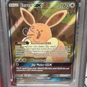 2019 Eevee GX SM233 Full Art Holo Black Star Promos PSA 9 Pokémon TCG