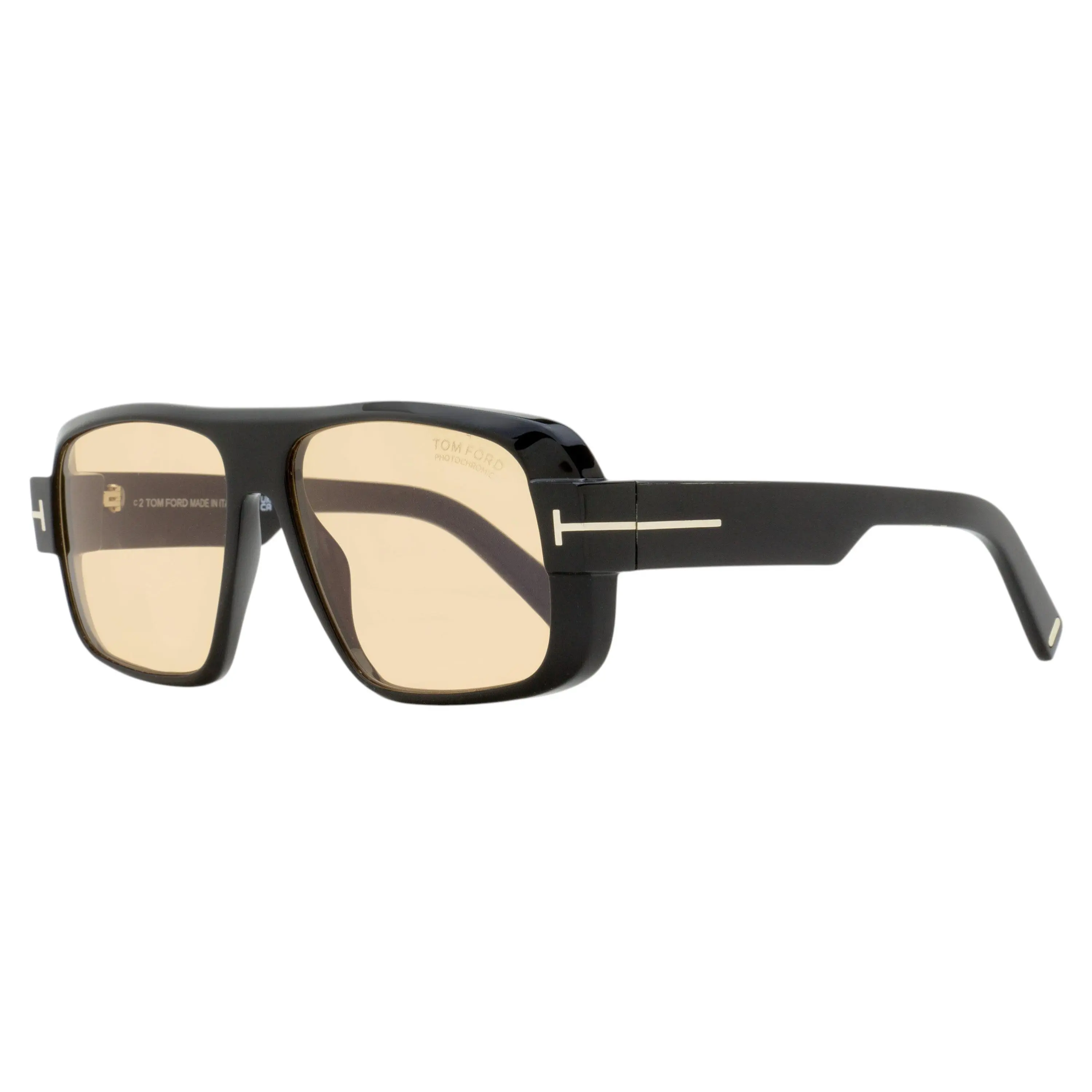 Tom Ford Photochromic Turner Sunglasses TF1101 01E Black 