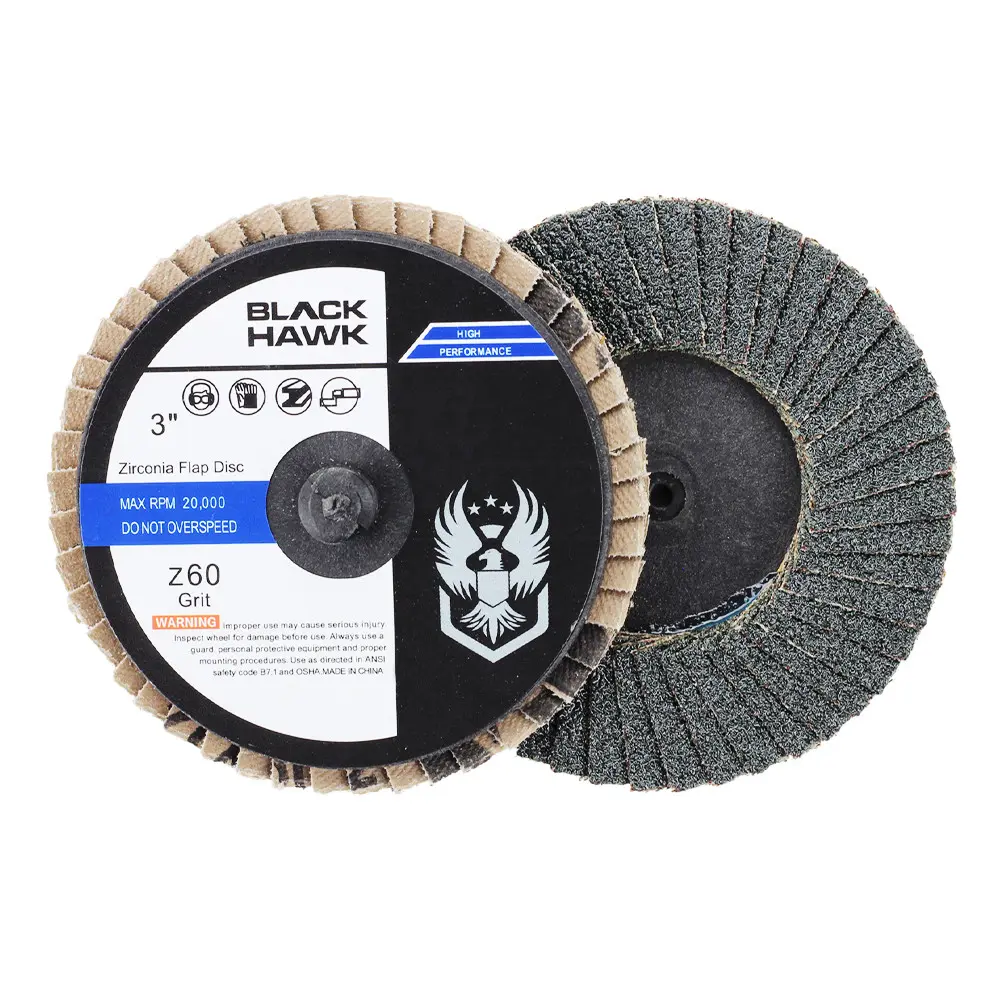 3" Mini Flap Disc Zirconia Quick Change Disc - 10 Pack