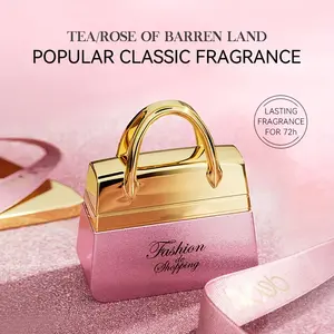 SHINESONN Pink Bag Eau De Parfum Spray 1.7 fl oz / 50ml – Long-Lasting Arabian Women's Perfume with Gift Box | Luxury Pink Handbag Bottle Design Floral Fruity Natural Fragrance Parfum Charming & Light Feminine Middle Eastern Perfume