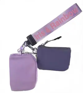 The Iris Pouch Wristlet (#8049-2) Trendy Minimalist Purse - By Iris & Rainbow The Iris Pouch Wristlet (#8049-2) Trendy Minimalist Purse - By Iris & Rainbow