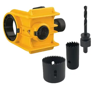 Door Lock Installation Kit, C-Clamp Design for Wooden Doors, Easy Installation Woodworking Tool, Essential DIY Home Accessory