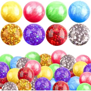 24 Pack Mini Stress Balls, Squishy Balls for Adults, Stress Relief Fidget Toys Bulk, Glitter Squeeze Sensory Toys for Kids, Party Favors, Birthday Gifts Goodie Bags Stuffers