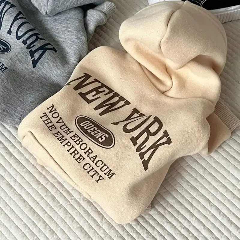 Letter Print Dog Hoodie