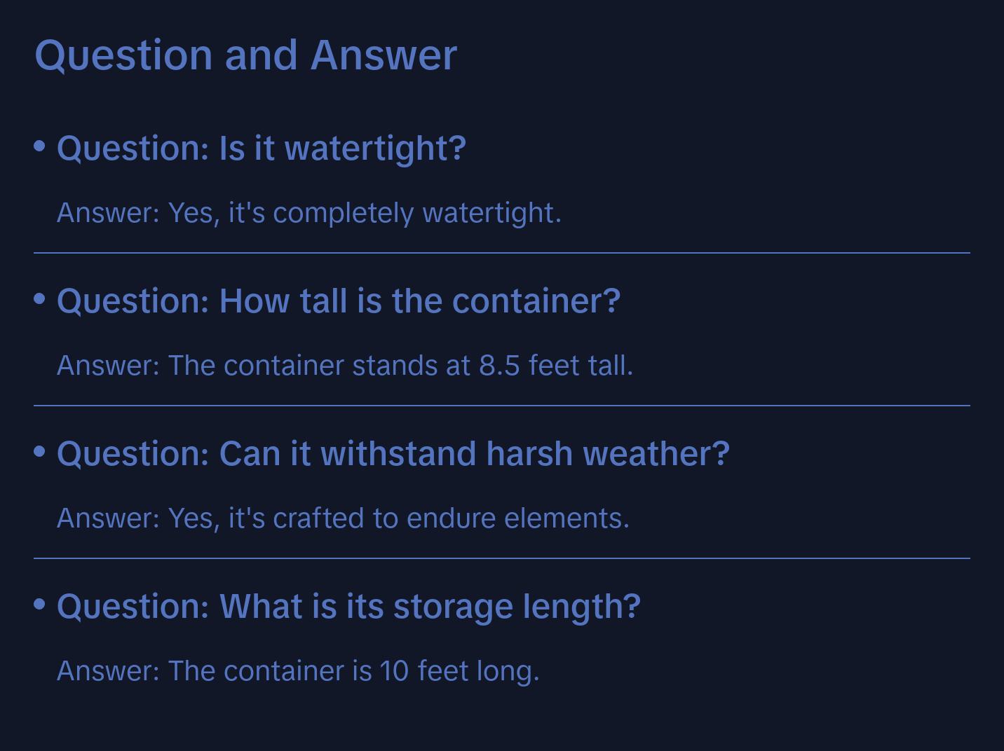 10ft Storage Container with Lock Box