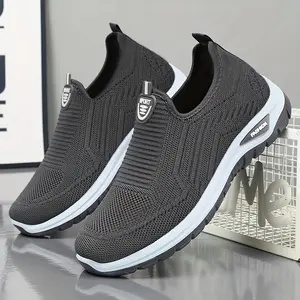 Men's casual slip-on shoes, non-slip and breathable, comfortable and suitable for outdoor walking, jogging, and hiking, suitable for all seasons