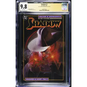 Shadow #1 (8/87) signed by Alec Baldwin Graded CGC 9.8