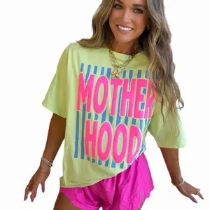 MOTHERHOOD PUFF and Striped Preppy MAMA mother's day Comfort Colors T-Shirt or Tank Top