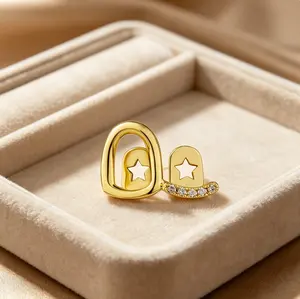 Fashion Zircon Inlaid Hollow Grillz, Cool Hip Hop Style for Men & Women