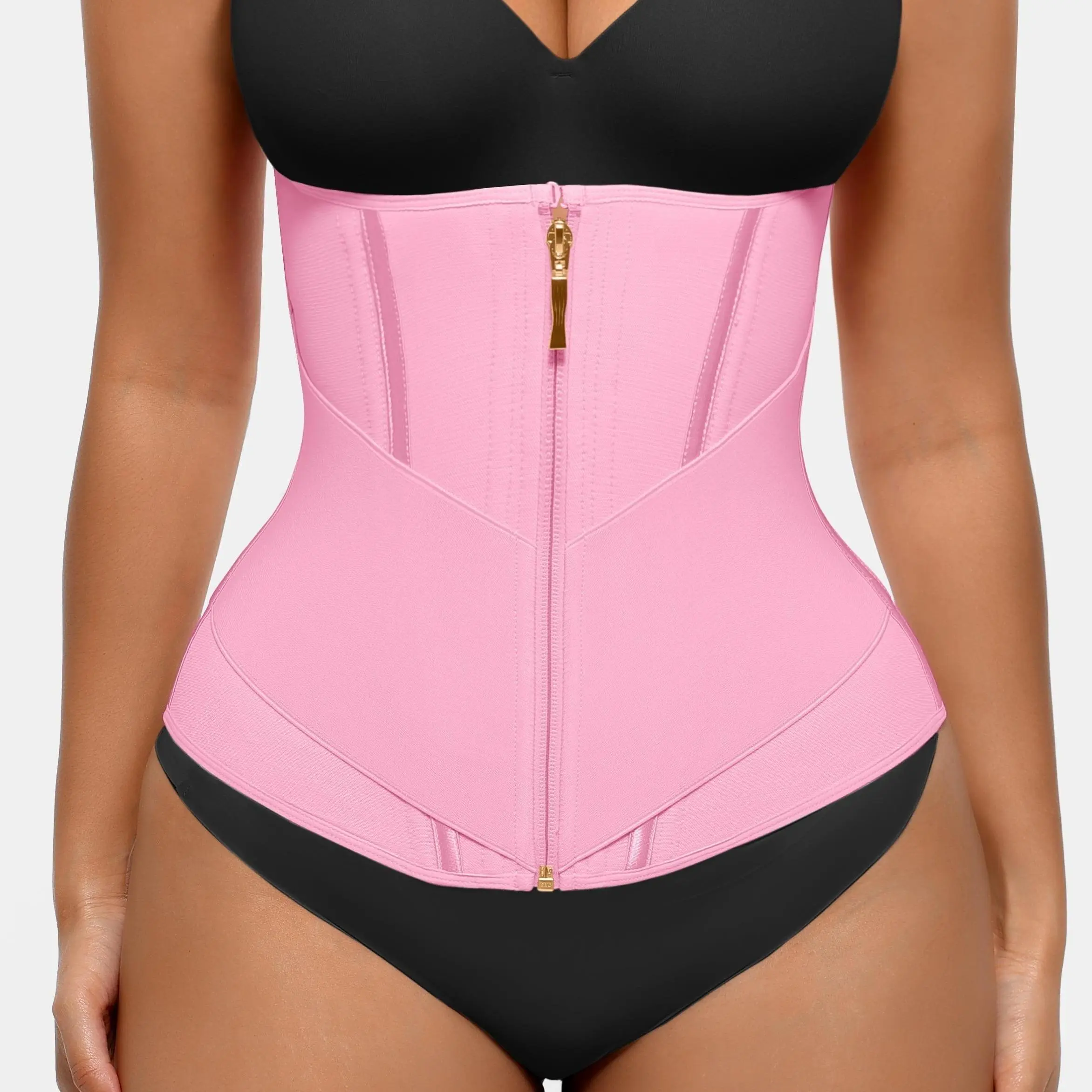 Feelingirl #Live Stream FeelVibe Waist Cincher Women's Tummy Control Comfortable Fabrics Zipper Waist Trainer