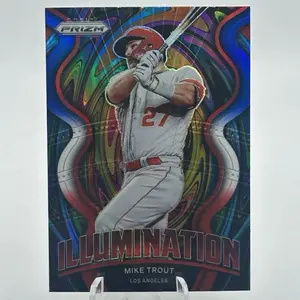 2022 Panini Prizm Illumination Baseball Card - #IL-10 Mike Trout (NM)