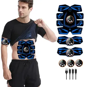 Electric Abdominal Muscle Stimulator, 1 Set 8-mode 29-gear Abdominal Exerciser, Abdominal Aerobics Exerciser, Fitness Equipment for Home Gym