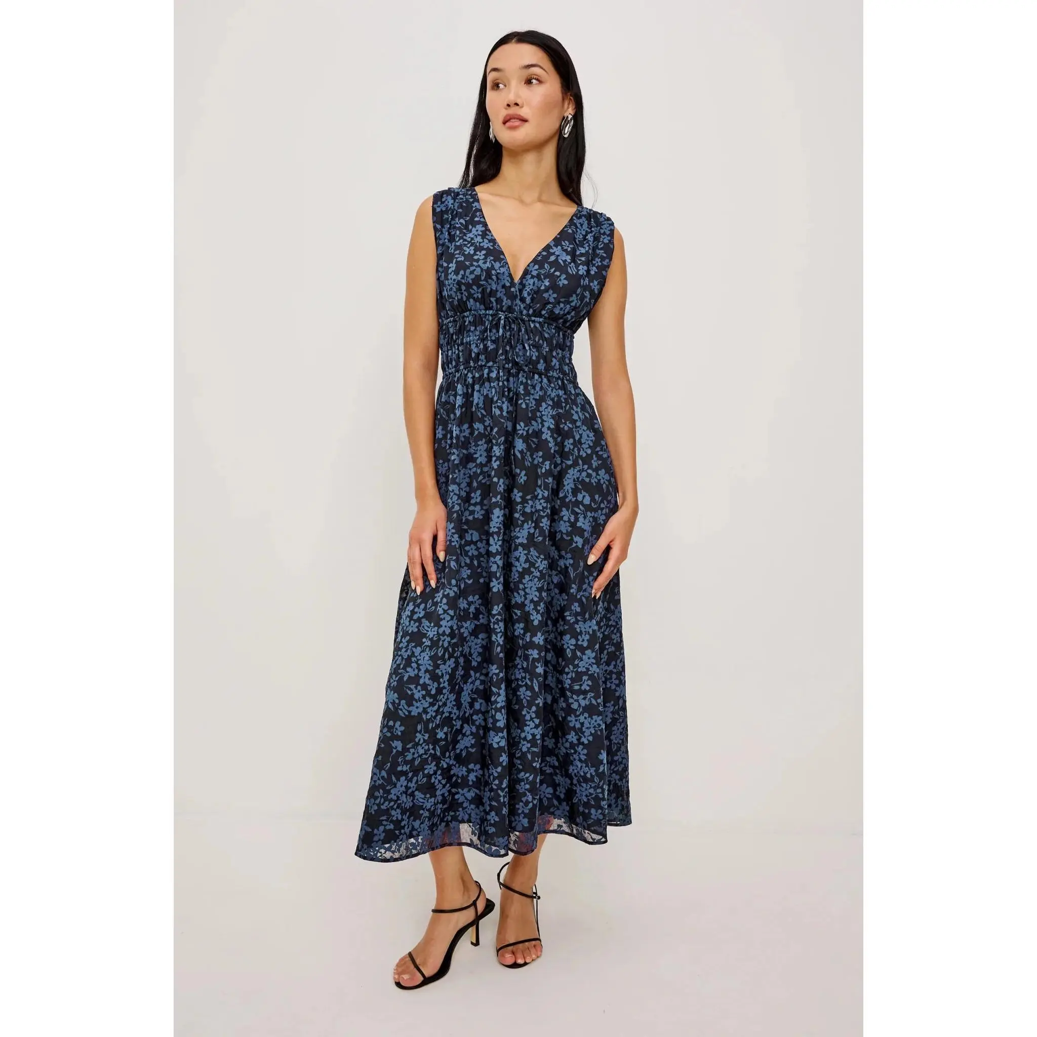 Rails Lilith Dress in Midnight Silhouette Floral