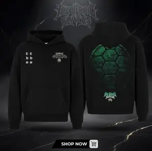 The Heroic States-TMNT: Brotherhood ninja turtles Turtle SHELL Edition Double Printed Oversize Lightweight T shirt Hoodie Sweashirt Tee TV Series Graphic Design Top Cotton Streetwear Movies T-Shirt Clothes Menswear Womenswear vintage men's shirt