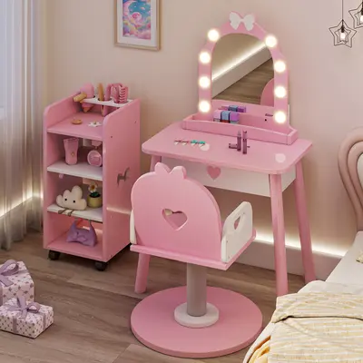 disney princess dressing table and stool Smoby Disney Princess 2-in-1 Dressing Table