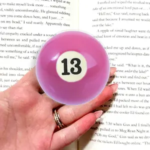 Pink Lucky 13 Billiard Ball Phone Grip Holder | Aesthetic Popsocket Stand | Cute Y2K Phone Accessories for Women Girls iPhone Android