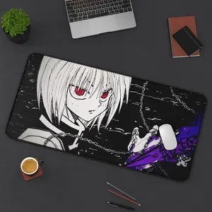 Hunter X Hunter Kurapika Anime-Inspired Desk Mat, Gaming Mouse Pad, Gift for Anime Lovers