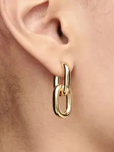 A women's U-shaped simple dual design fashionable pair of earrings suitable for daily wear, vacation and dating occasions, and also a surprising exquisite small gift