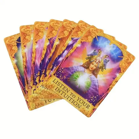 Angel Answers Oracle Card, 1 Box Portable Tarot Card Game, Multiplayer Interactive Card Game, Fun Card Game for Party, Festival, Card Games for Teens, Angel Card Deck