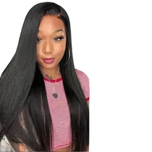 Nature Max Yaki Straight Ear-to-ear Glueless 13x5 Frontal HD Lace C Part Wig