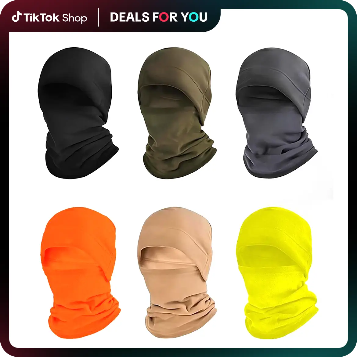Fitted Windproof Hat and Breathable Windproof Face Mask, Polar Fleece Balaclava Hood for Cycling and Skiing - Stay Warm, Protected, and Comfortable fo