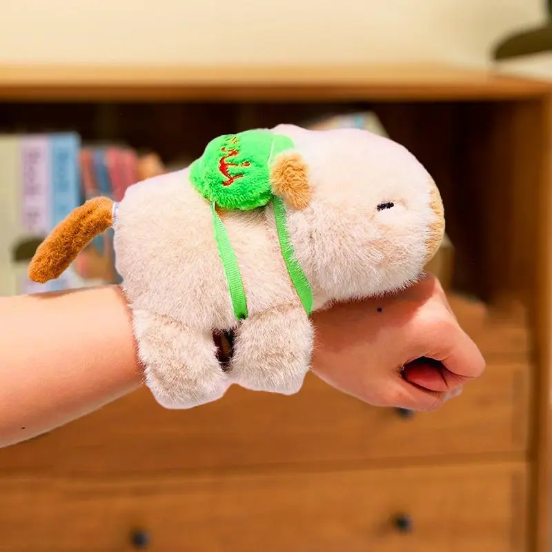 caybara 1/2/4pcs of Capybara Plush, Capybara Stuffed Animal, Hand Puppet, Animal Hug Clapping Bracelet, Plush Toys, Stuffed Animals, Plush Animals, Gifts for Girls, Birthday Gifts for Kids cute anime doll