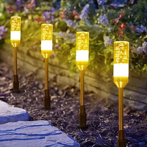 LED Pathway Lights Outdoor, 6 count Path Lights 570 Lumens AC Plug 12V Low  Landscape Lighting, Extendable IP65  Outdoor Garden Light for Patio Yard Walkway, Warm White 2700K