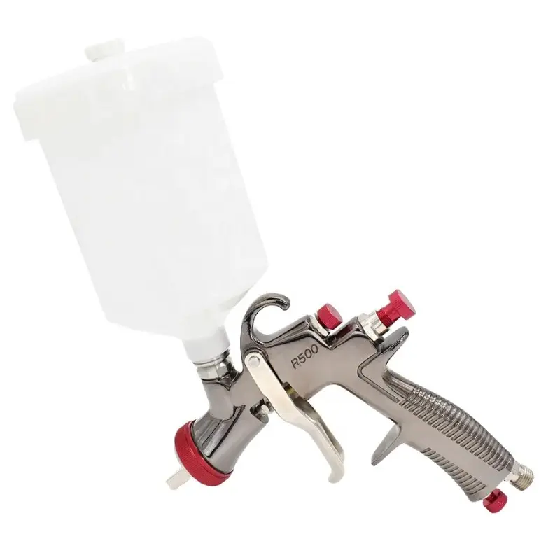 R500 Lvlp Gravity Feed Spray Gun Paint Spraying Tool 1.3mm Nozzle 600cc, Perfect for Home Car Truck Painting, High Performance Paint Application