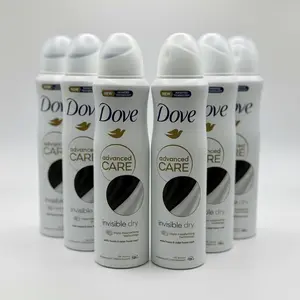 Dove Advanced Care Invisible Dry Antiperspirant Spray 150 mL – White Freesia & Violet (6 Pack)