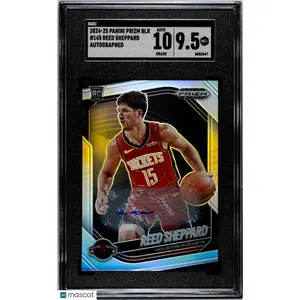 2024 Panini Prizm Black Reed Sheppard Autograph #145 SGC 9.5
