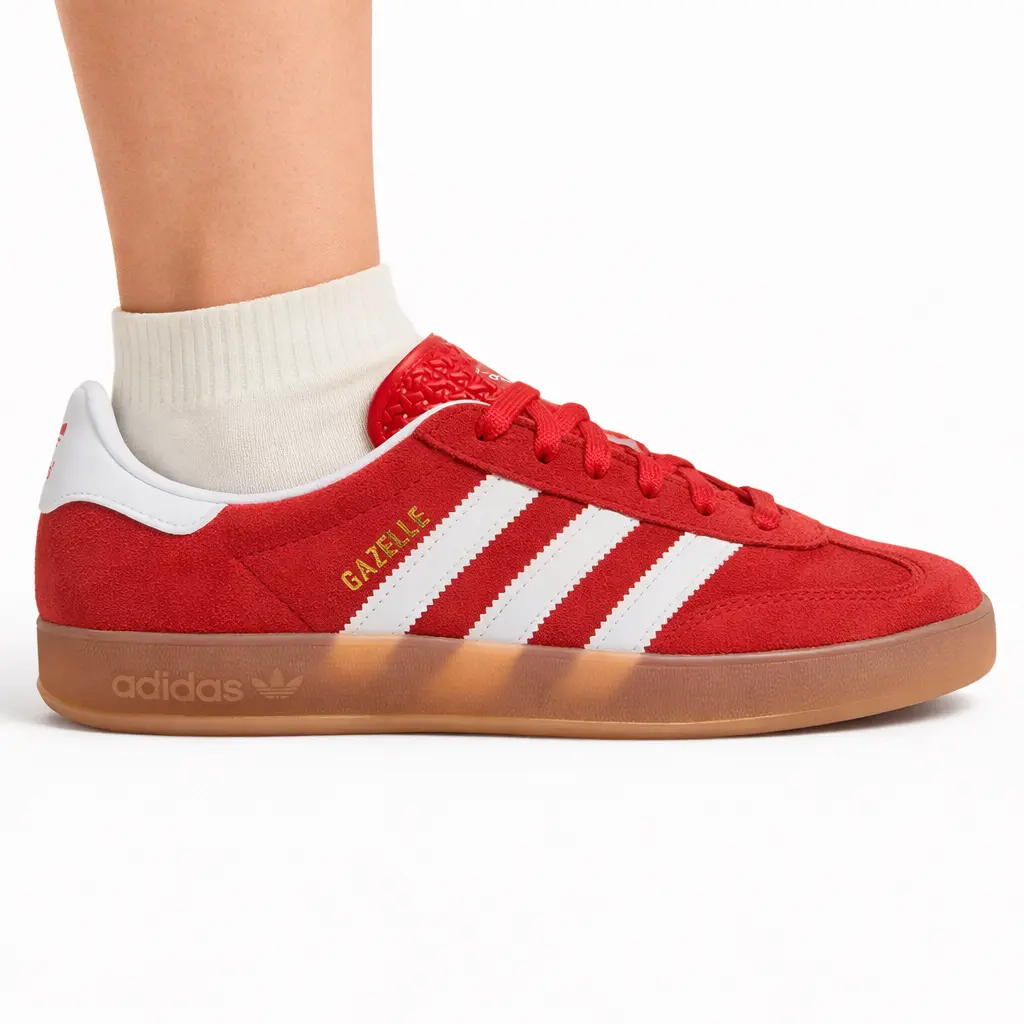 Adidas Originals Men's Red Gazelle Indoor Sneakers, JI2063 - TikTok Shop Adidas Originals Men's Red Gazelle Indoor Sneakers, JI2063 - TikTok Shop