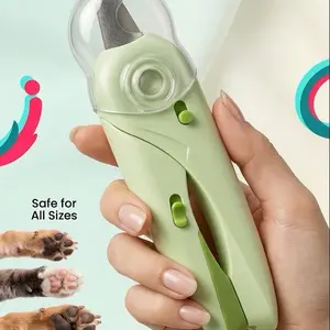 Led Dog nail clipper with Light,illuminates nails or bloodline for safe and easy trimming,quick sensor and nail trimmer