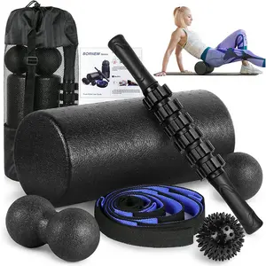 Portable Foam Roller Set, 6 in 1